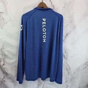 Rhone Sequoia Quarter Zip Mens XXL Blue Pullover Shirt Lightweight Peloton
